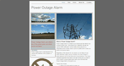 Desktop Screenshot of outagealarm.com